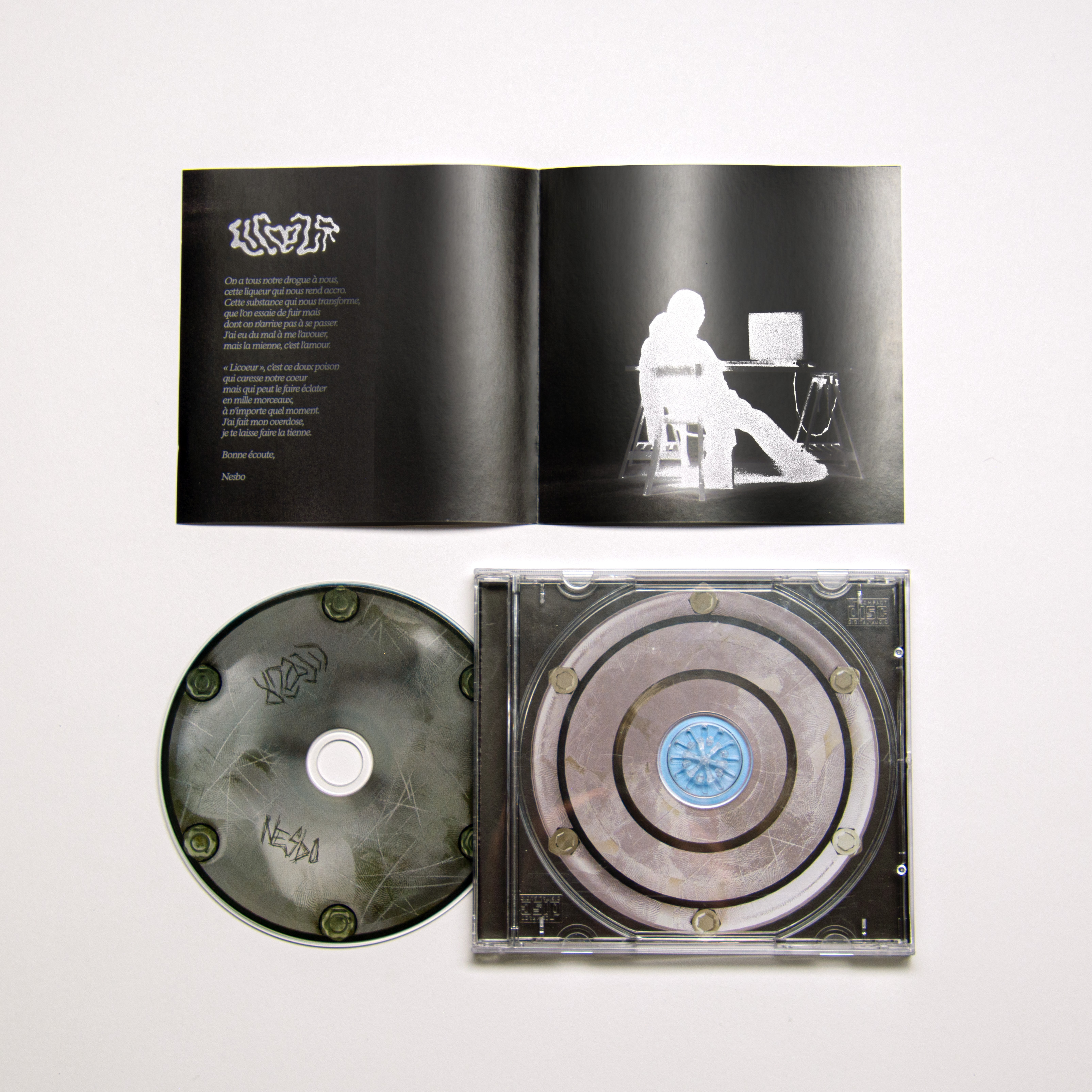 Cover, leaflet and CD, inside